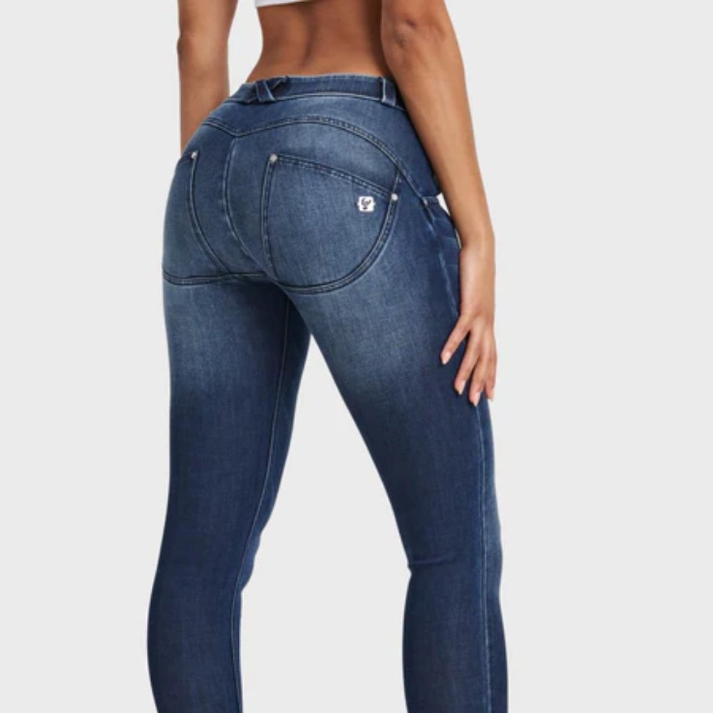 Freddy Women's Skinny Jeans - Dark Blue - Picture 12 of 12